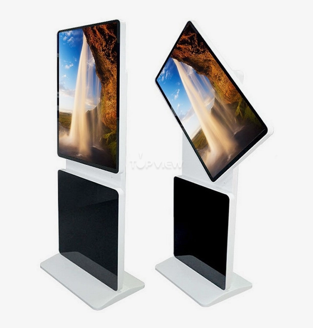 Wifi Rotate Screen Lcd Totem Signage